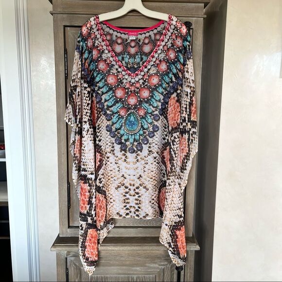 Ranee’s Designer Kaftan size XL NWOT swimwear coverup - Picture 5 of 15